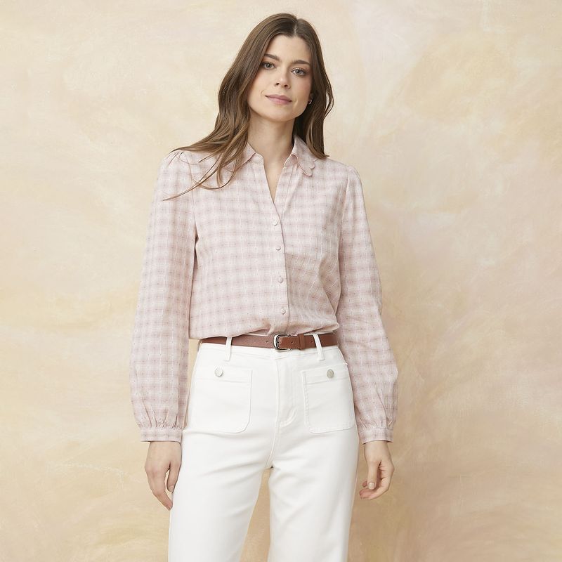 ELLE - Blusa Algodón Mujer Elle