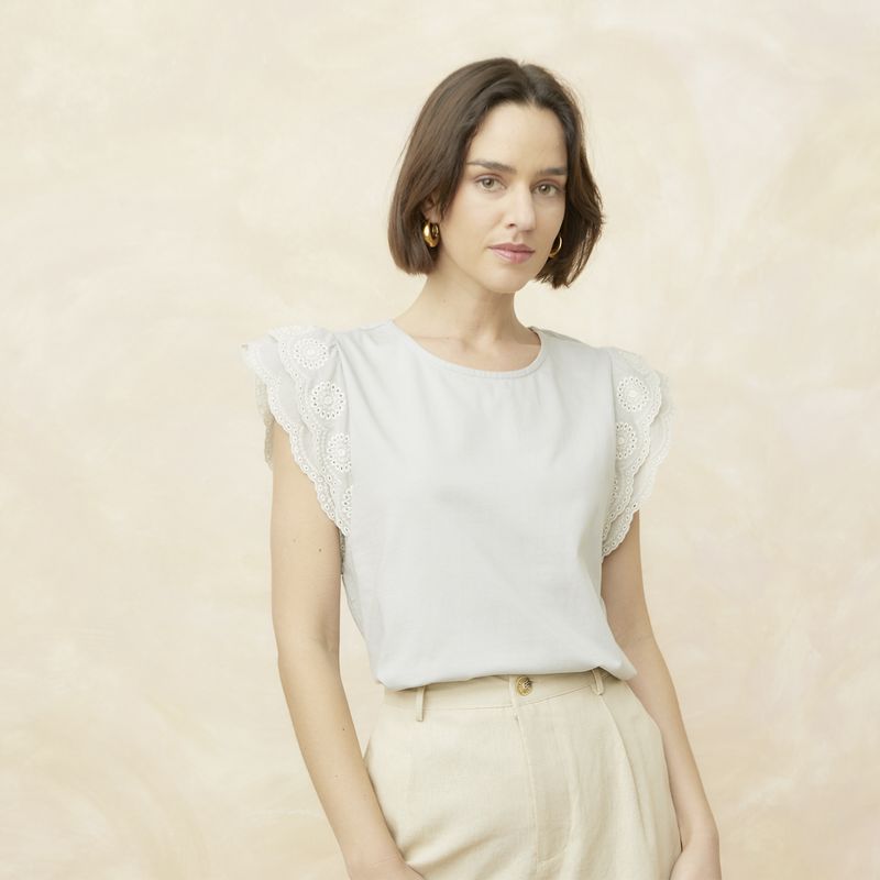 ELLE - Polera Algodón Mujer Elle