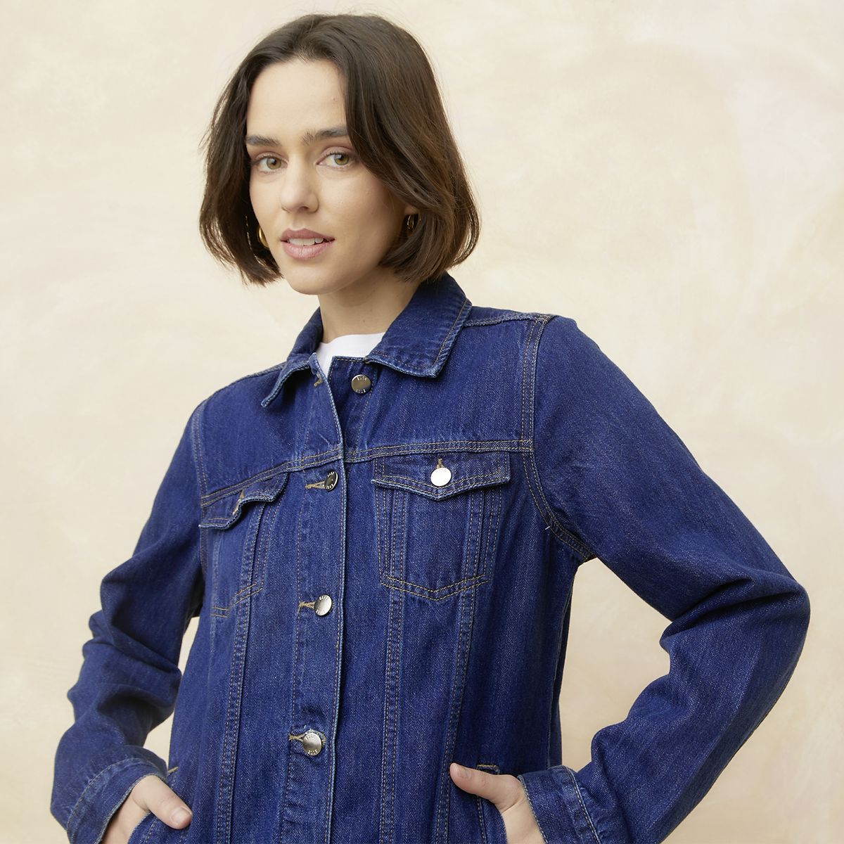 ELLE - Chaqueta Algodón Mujer Elle