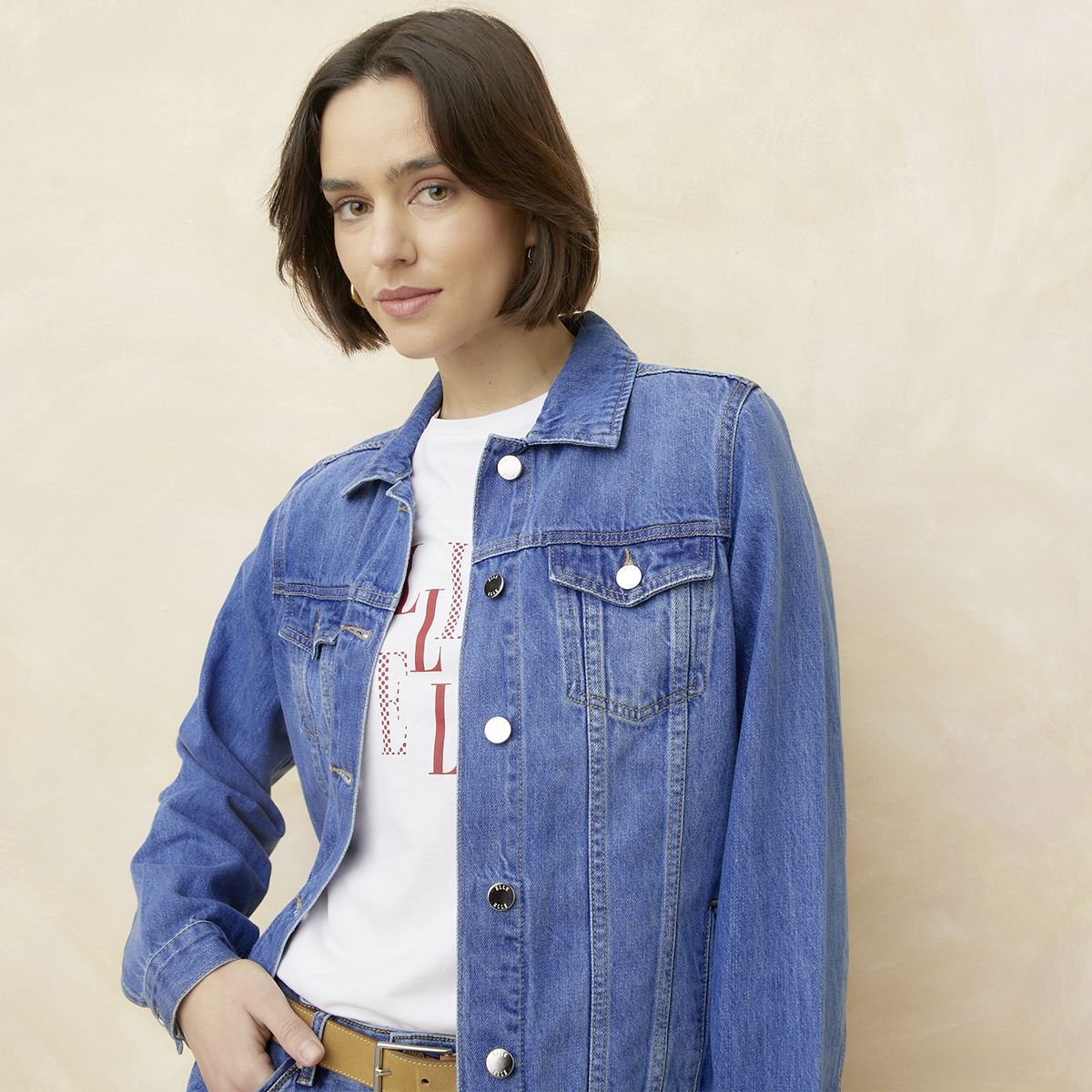 ELLE - Chaqueta Algodón Mujer Elle