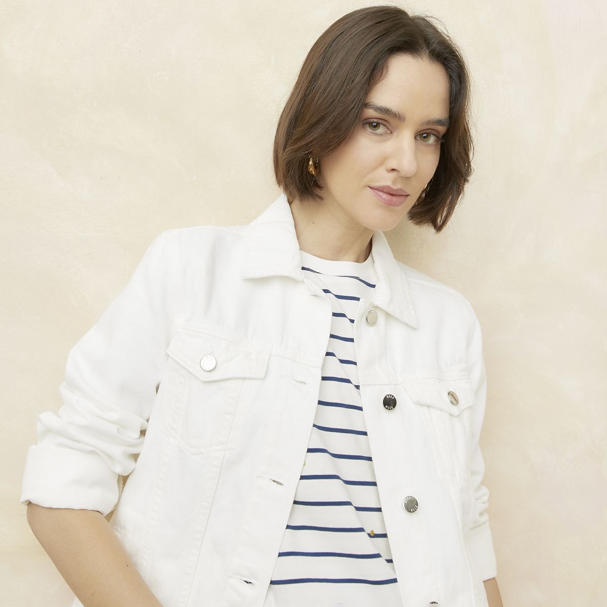 ELLE - Chaqueta Algodón Mujer Elle