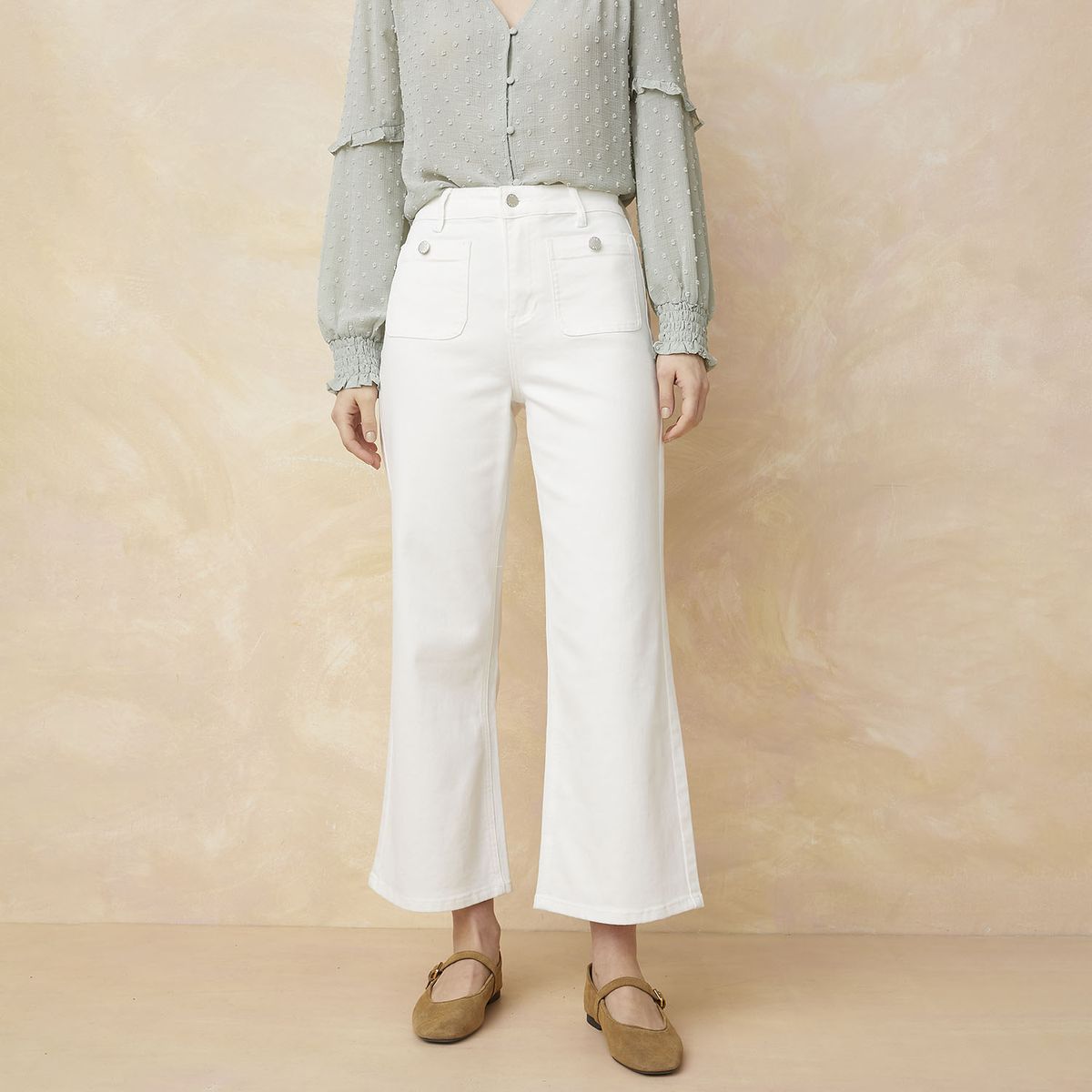 ELLE - Jeans Straight Mujer Elle