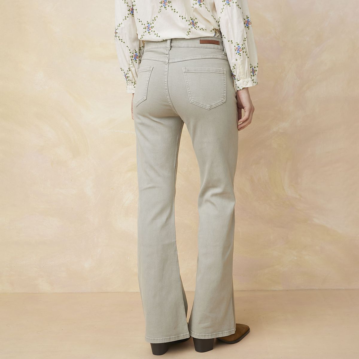 ELLE - Jeans Flare Mujer Elle