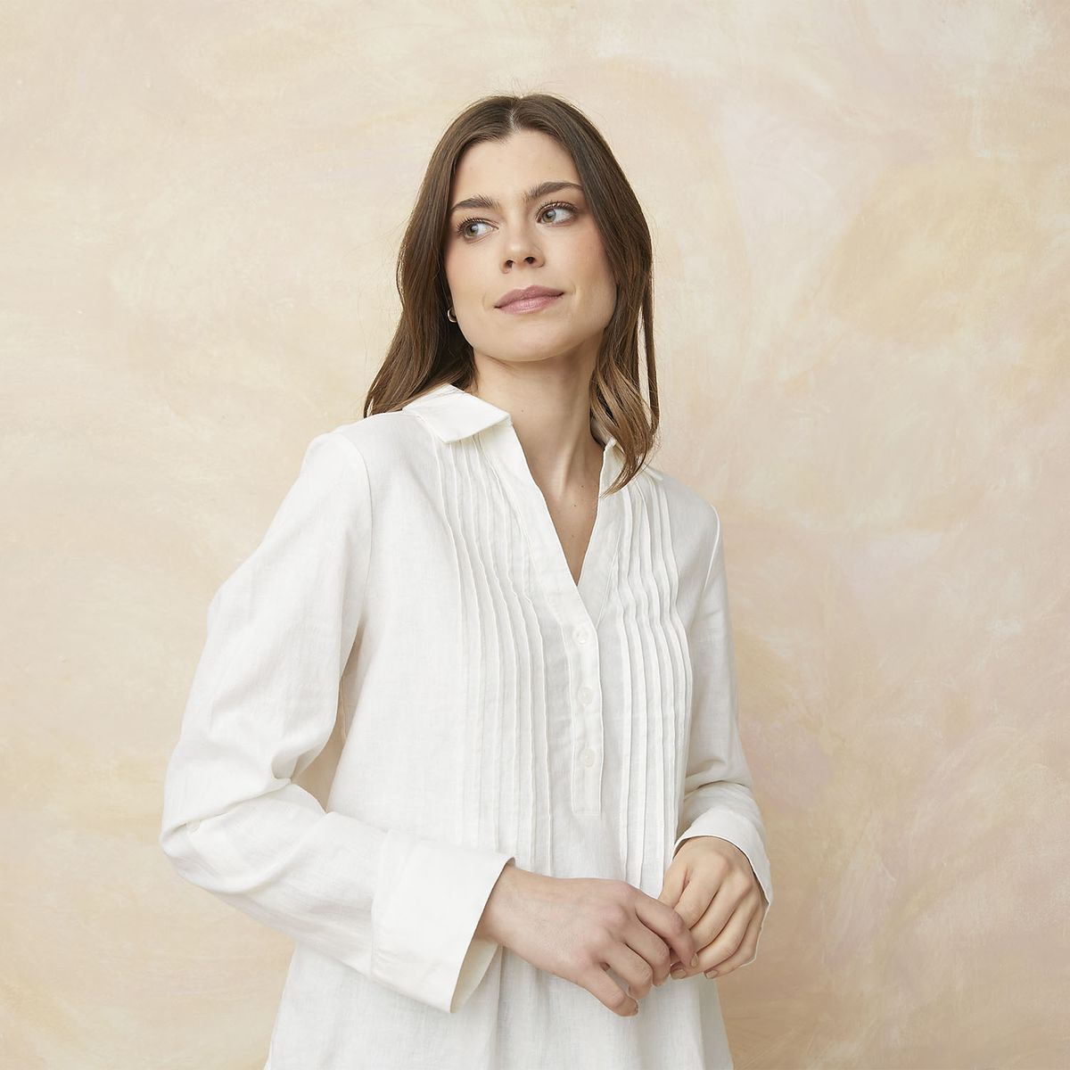 ELLE - Blusa Manga Larga Mujer Elle