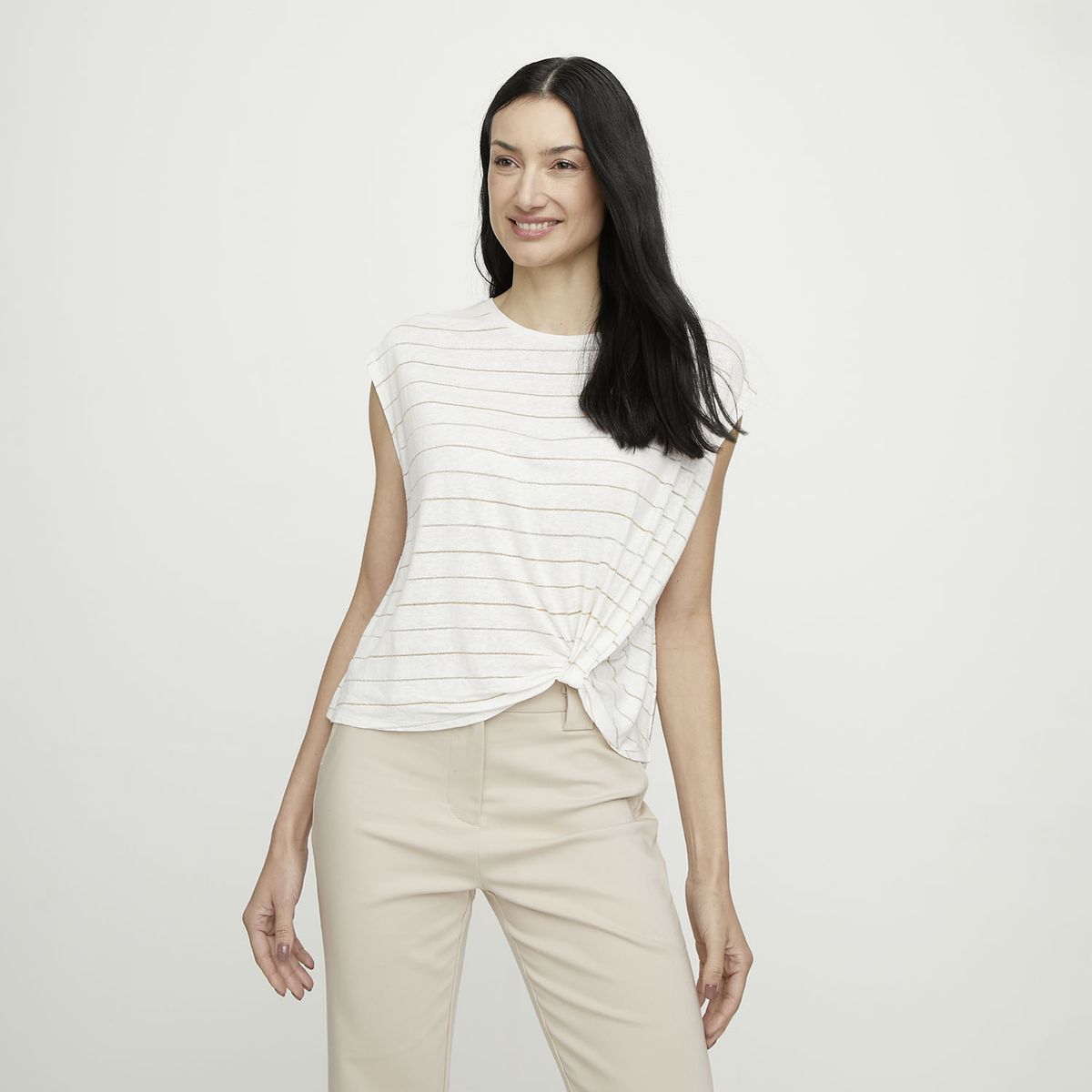 APOLOGY - Polera Lino Mujer Apology