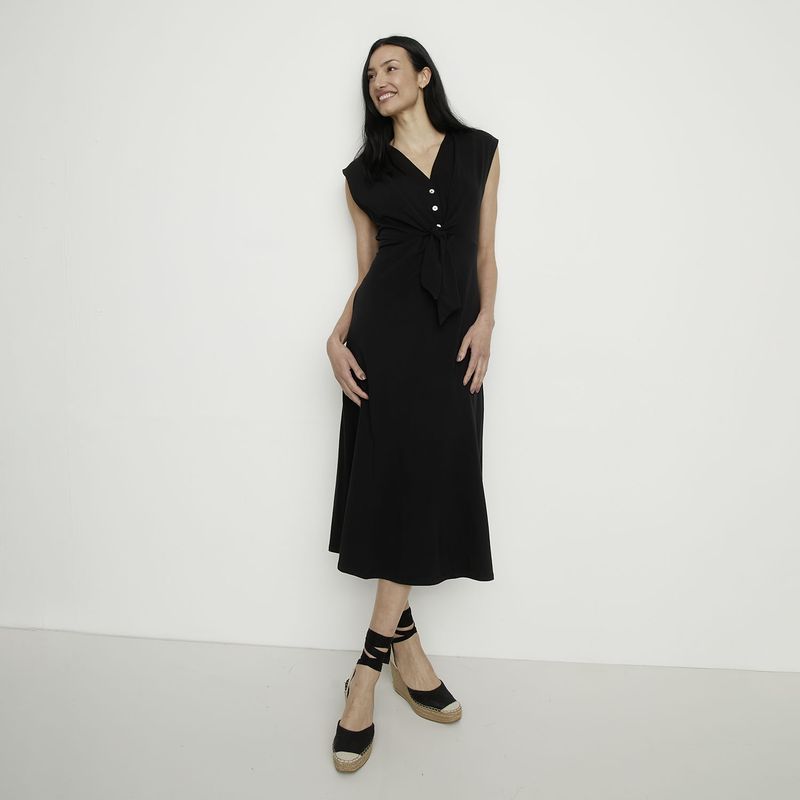 APOLOGY - Vestido Midi Algodón Mujer Apology