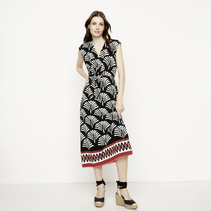 APOLOGY - Vestido Midi Algodón Mujer Apology