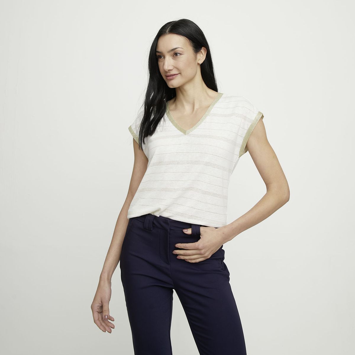 APOLOGY - Polera Lino Mujer Apology