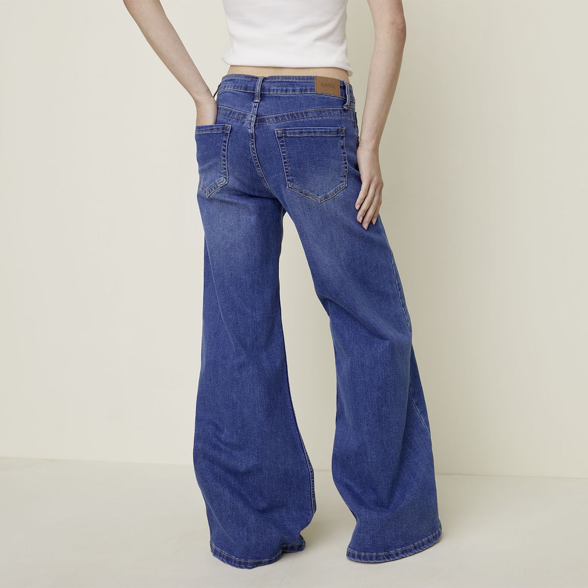 SYBILLA - Jeans Wide Leg Mujer Sybilla