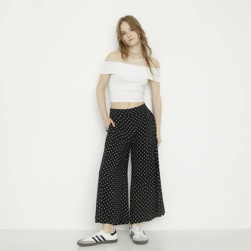 SYBILLA - Pantalon Mujer Animal Print Sybilla