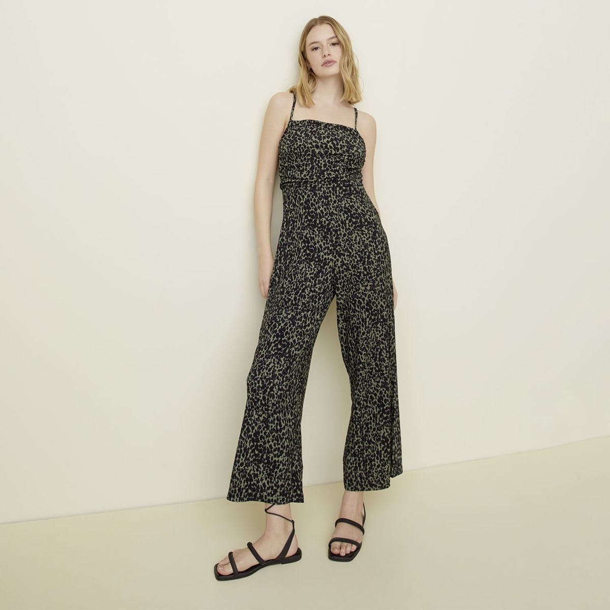 SYBILLA - Enterito Pantalón Mujer Negro Sybilla