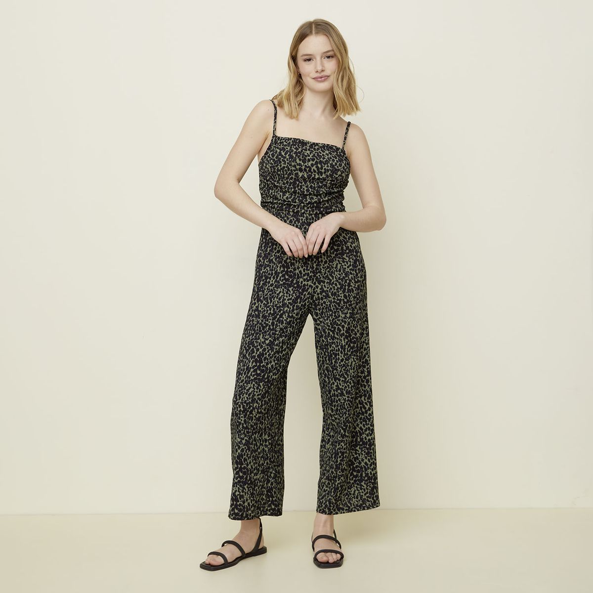 SYBILLA - Enterito Pantalón Mujer Negro Sybilla