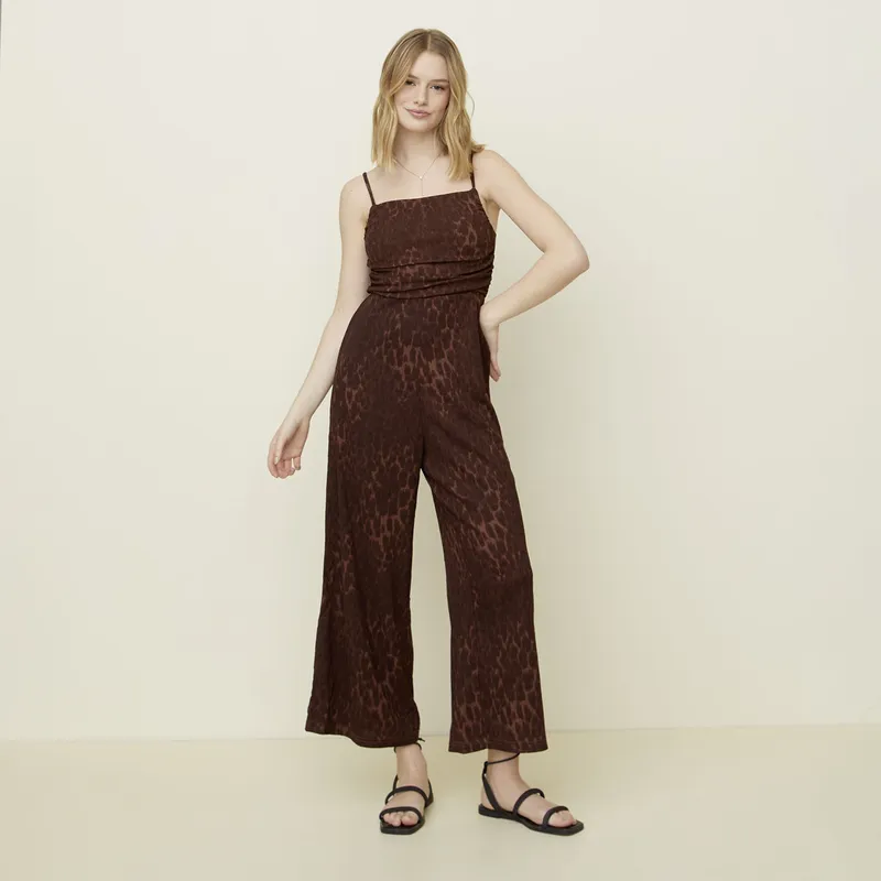 SYBILLA - Enterito Pantalón Mujer Negro Sybilla