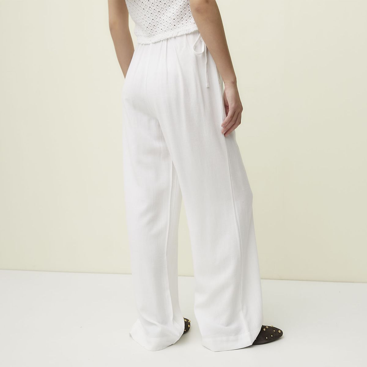 SYBILLA - Pantalón Mujer Blanco Sybilla