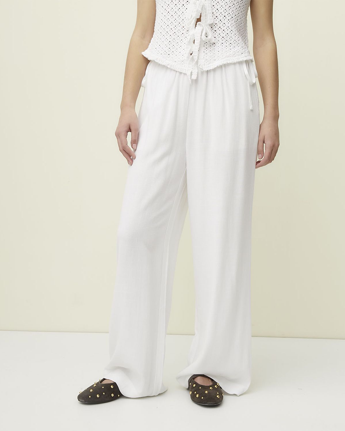 SYBILLA Pantalon Mujer Blanco Sybilla