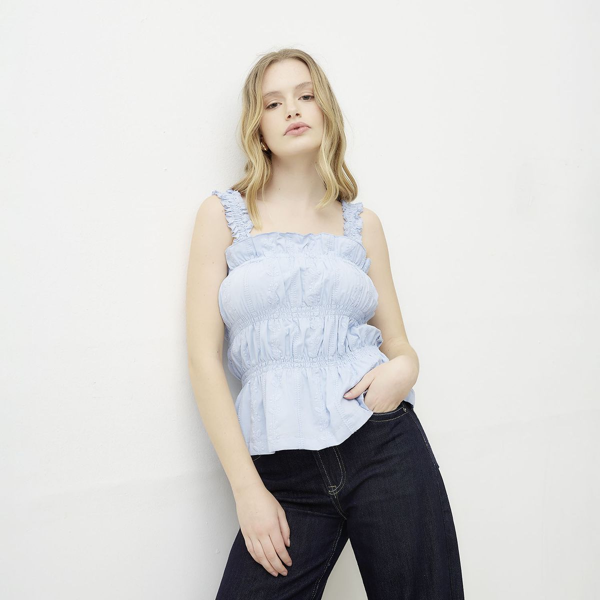 SYBILLA - Blusa Algodón Mujer Sybilla