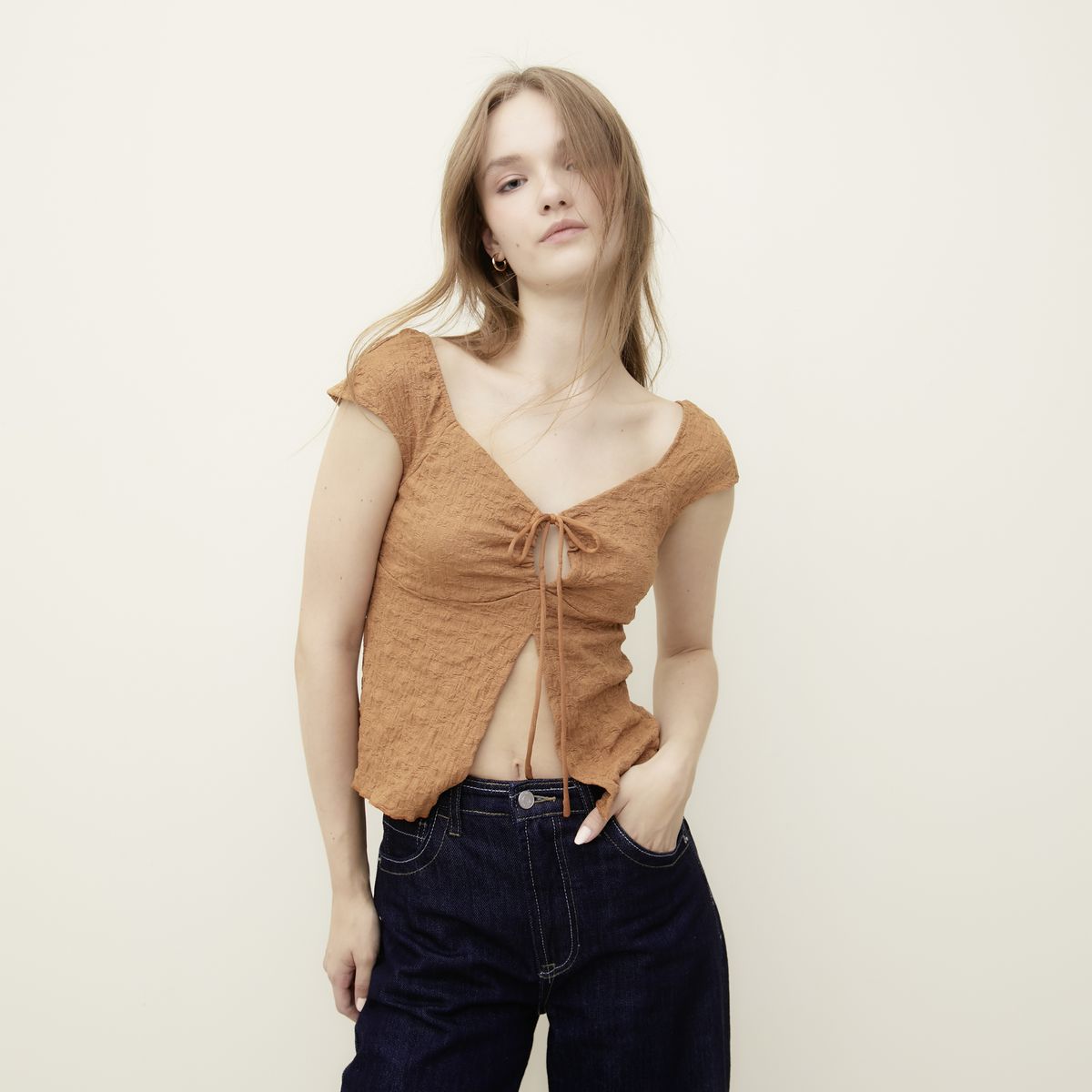 SYBILLA - Polera Algodón Mujer Sybilla