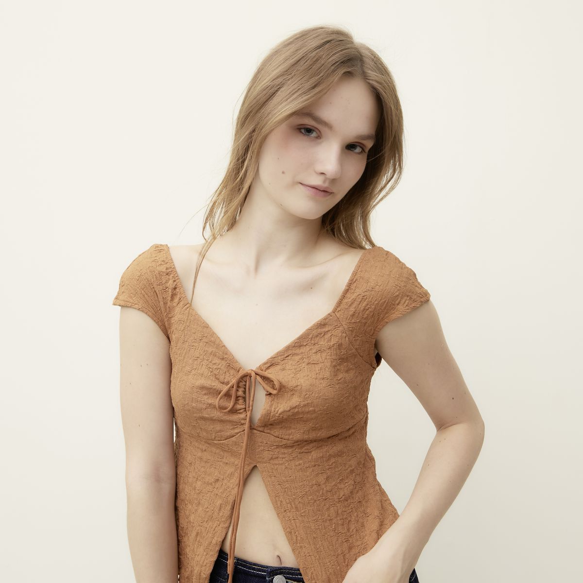 SYBILLA - Polera Algodón Mujer Sybilla