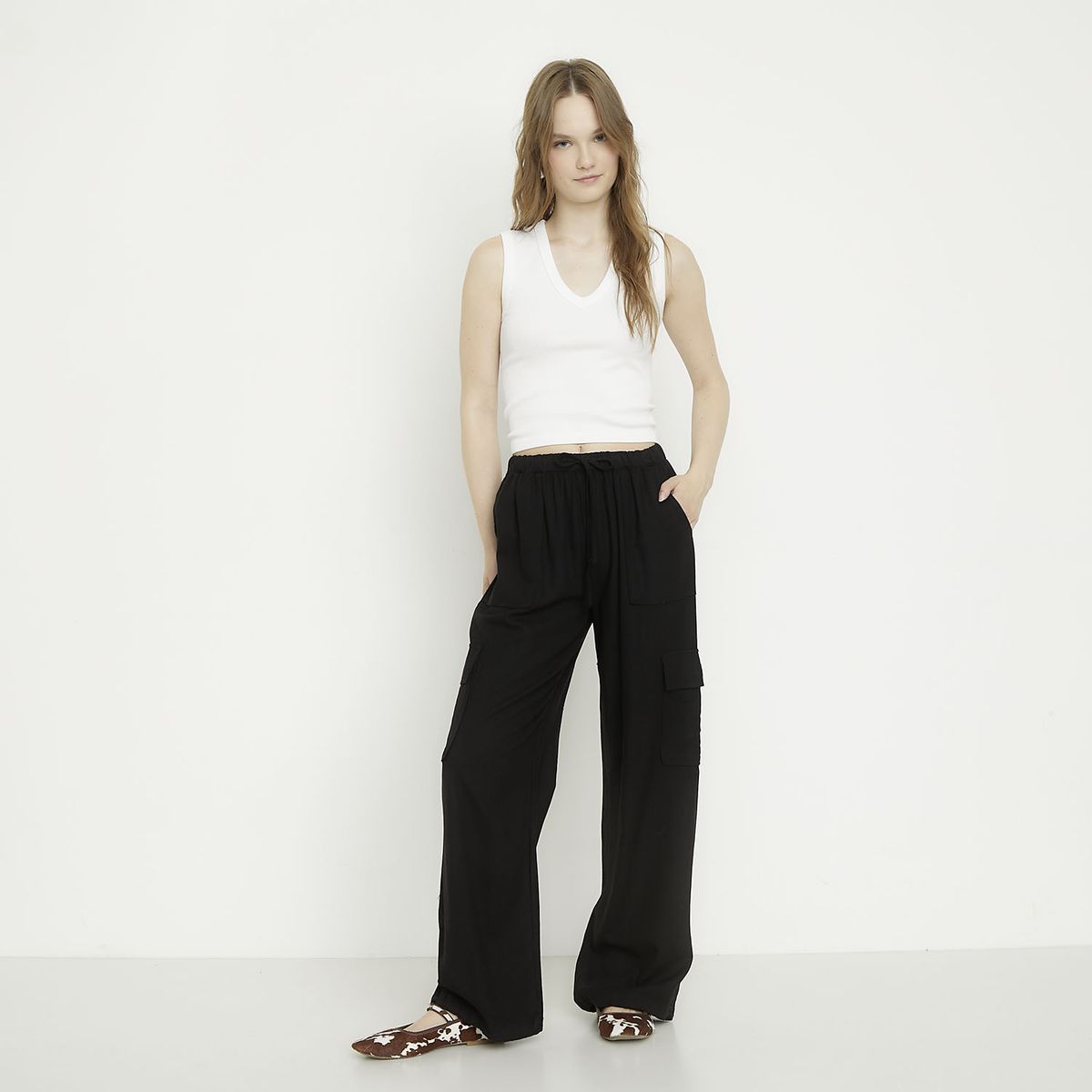 SYBILLA - Pantalón Mujer Blanco Sybilla