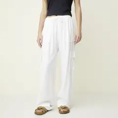 SYBILLA - Pantalon Mujer Blanco