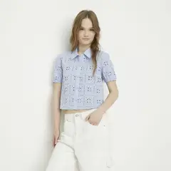 SYBILLA - Blusas Manga Corta Mujer