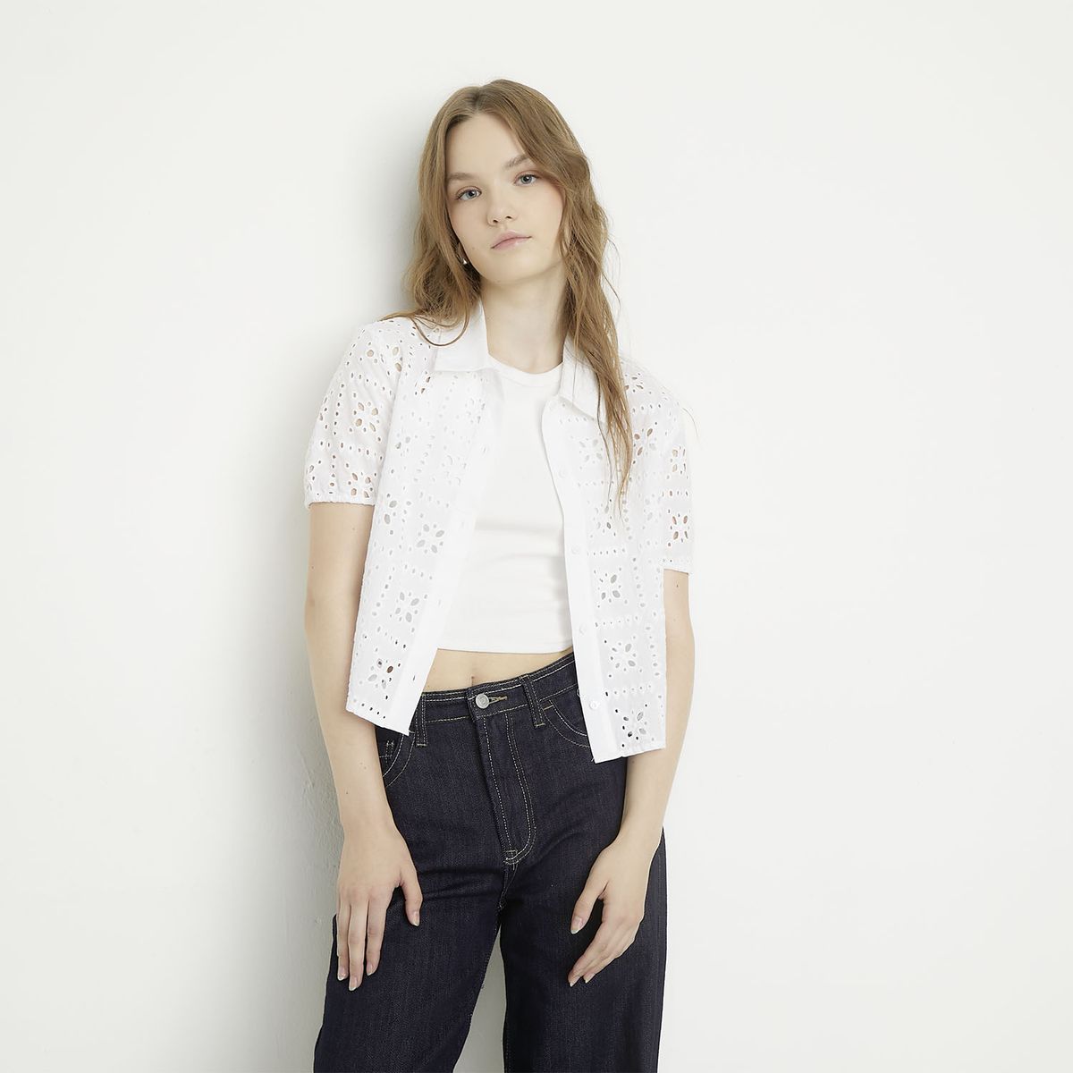 SYBILLA - Blusa Manga Corta Mujer Sybilla