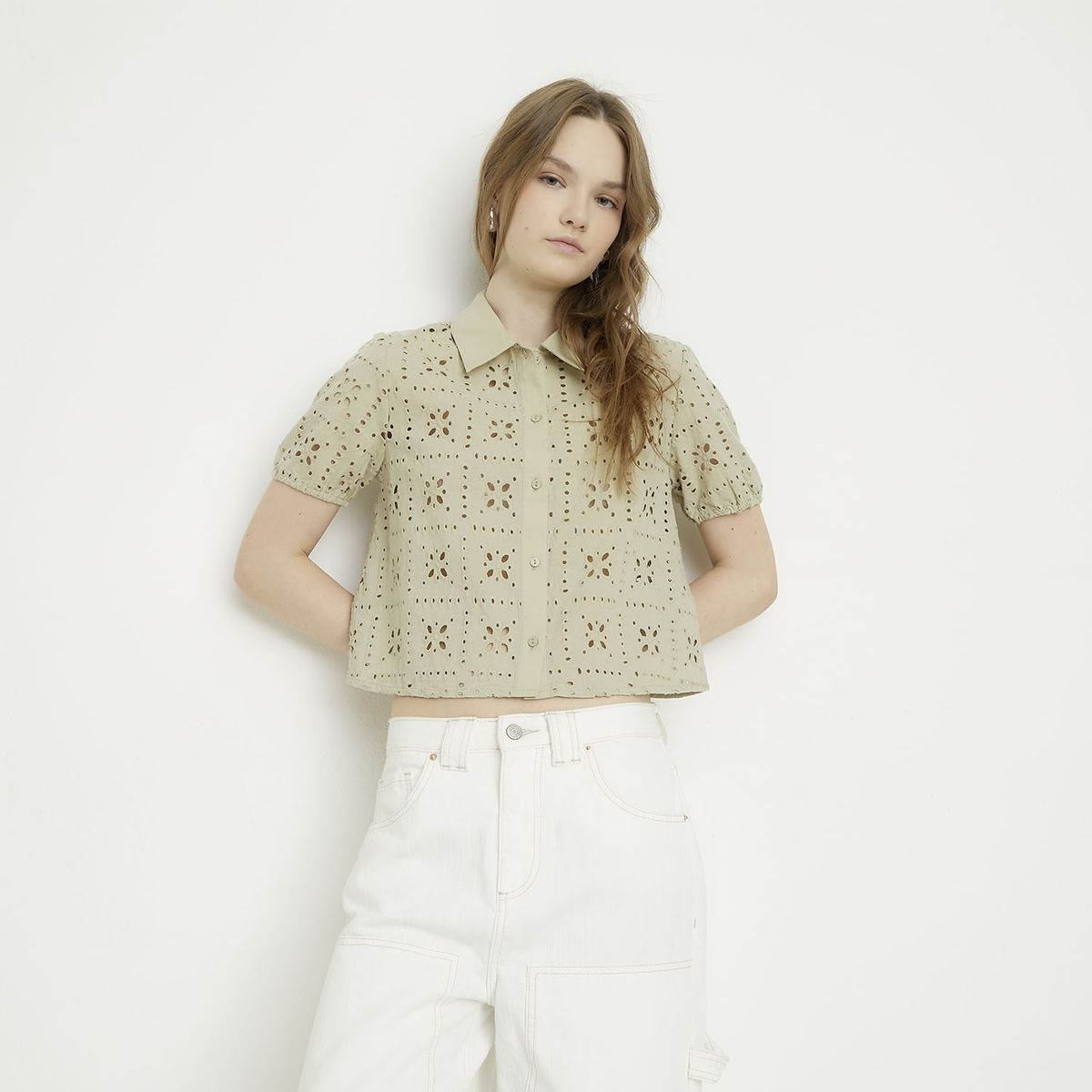 SYBILLA - Blusa Manga Corta Mujer Sybilla