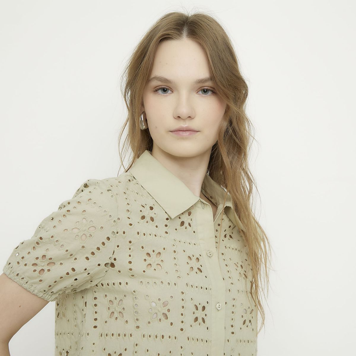 SYBILLA - Blusa Manga Corta Mujer Sybilla