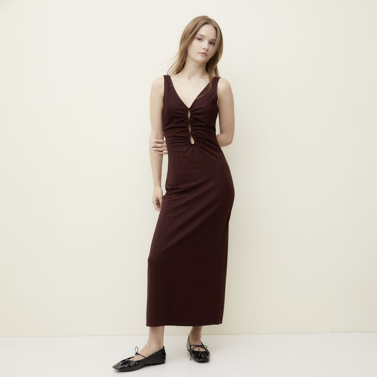 SYBILLA - Vestido Casual Maxi Poliéster Mujer Sybilla