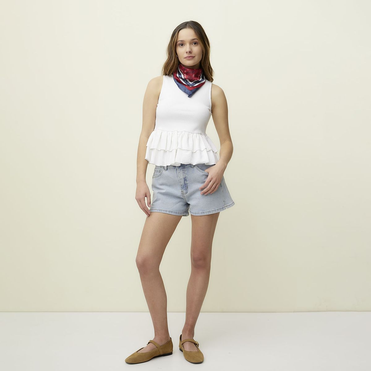 SYBILLA - Short + Pañuelo Mujer Sybilla