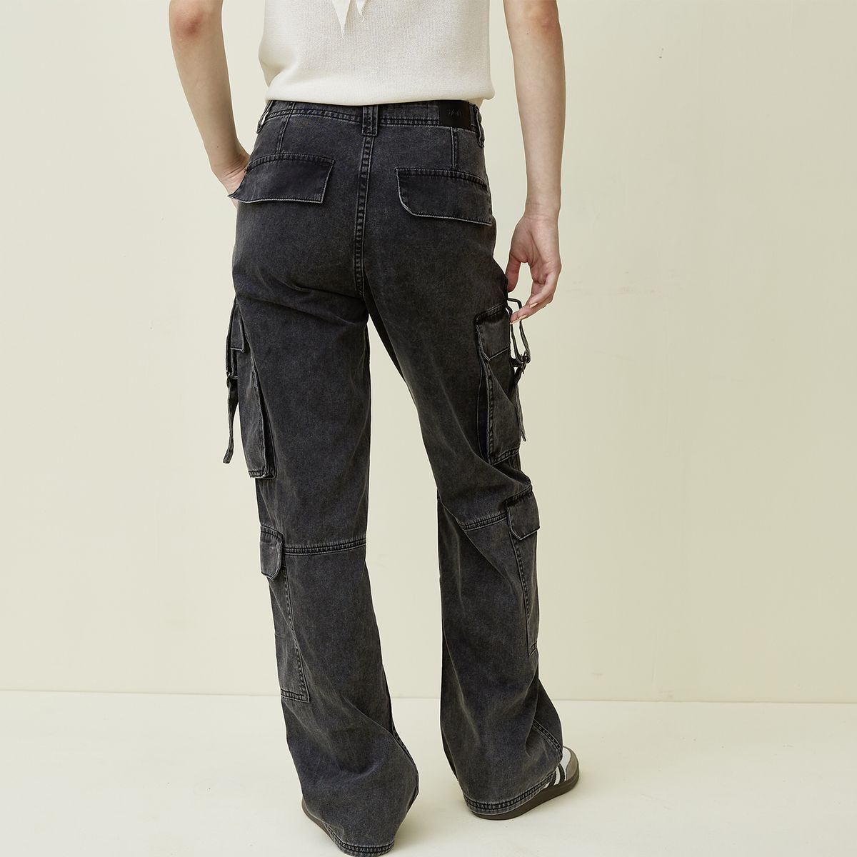 SYBILLA - Jeans Regular Tiro Medio Mujer Sybilla