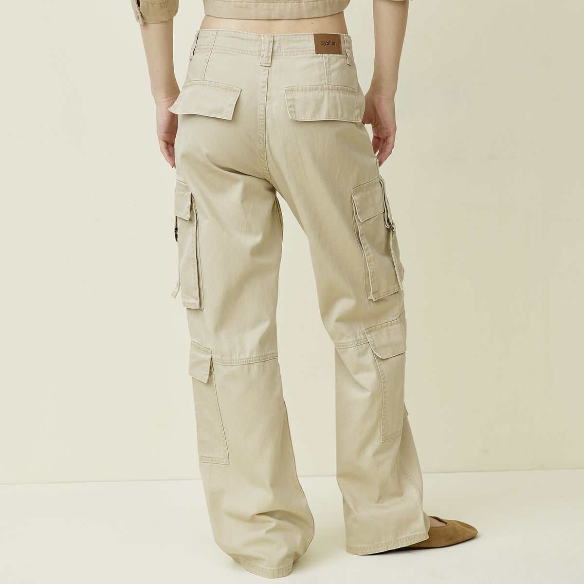 SYBILLA - Jeans Regular Tiro Medio Mujer Sybilla