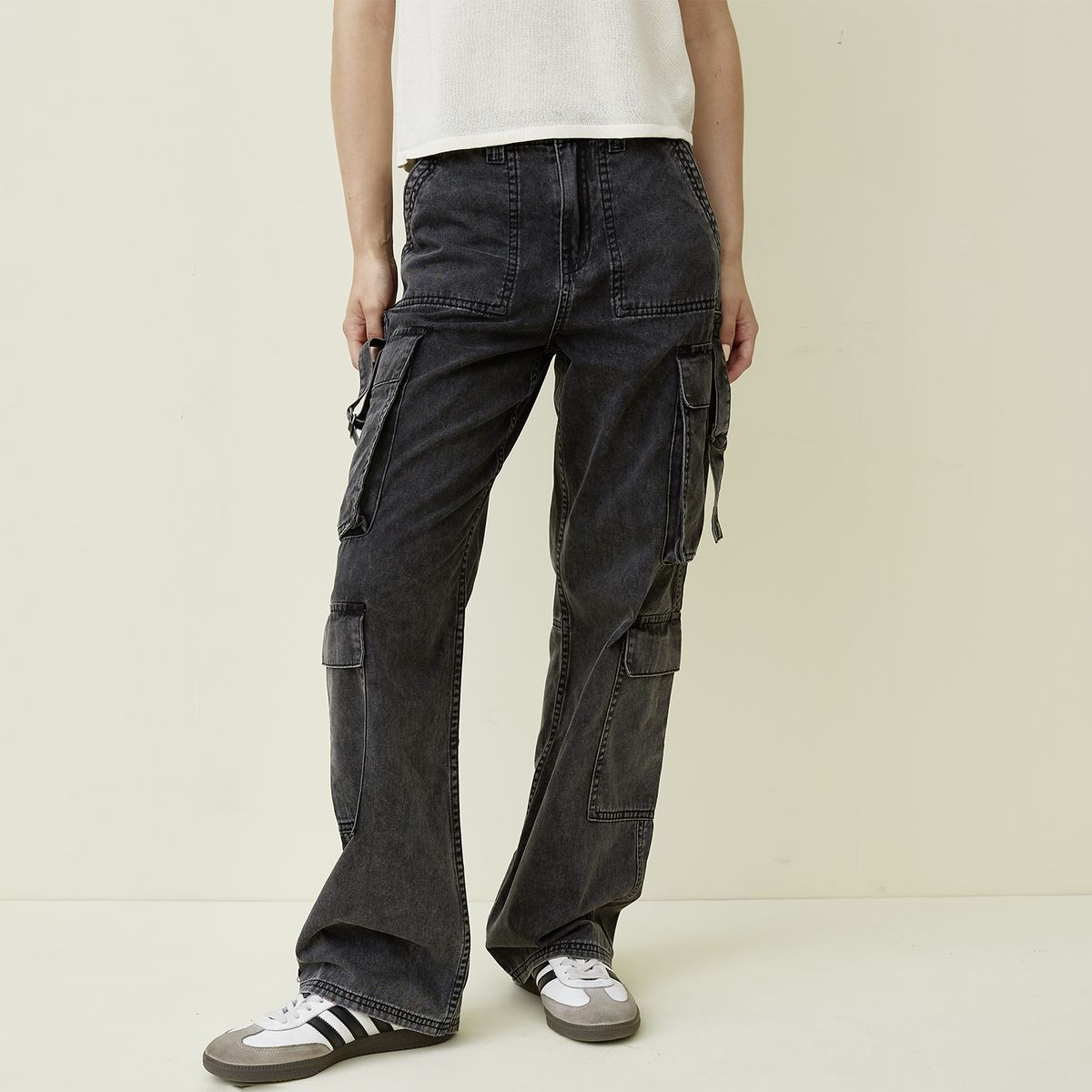 SYBILLA - Jeans Regular Tiro Medio Mujer Sybilla