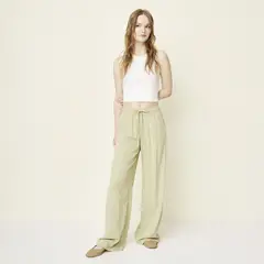 SYBILLA - Pantalón Mujer Verde