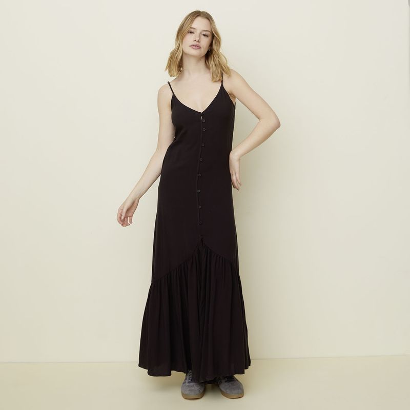 SYBILLA - Vestido Casual Maxi Viscosa Mujer Sybilla