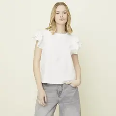 SYBILLA - Polera Manga Corta Algodón Orgánico Mujer