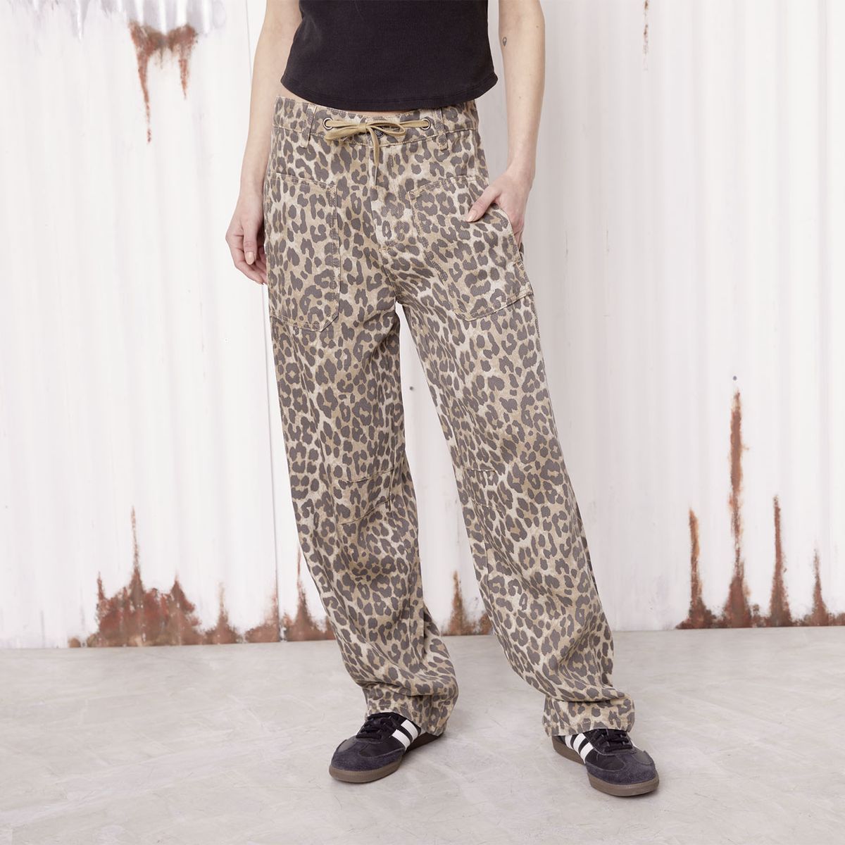 AMERICANINO - Jeans Baggy Tiro Bajo Mujer Americanino