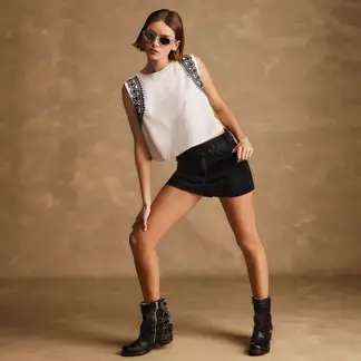 AMERICANINO - Micro Falda Mujer