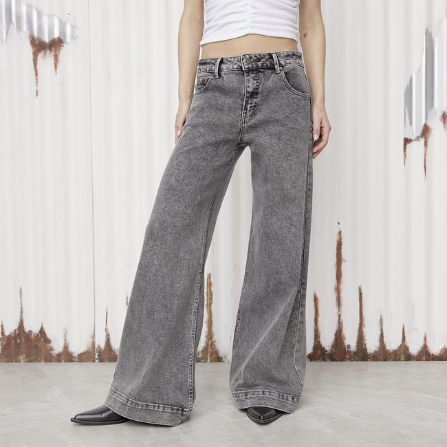 AMERICANINO - Jeans Wide Leg Tiro Medio Mujer Americanino