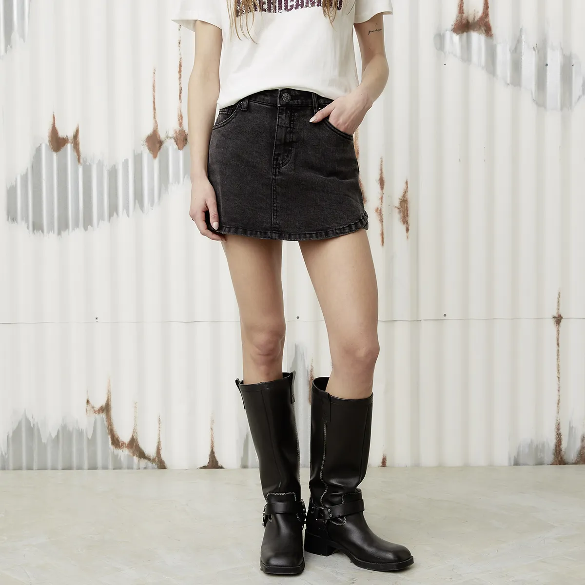 AMERICANINO - Micro Falda Mujer Americanino