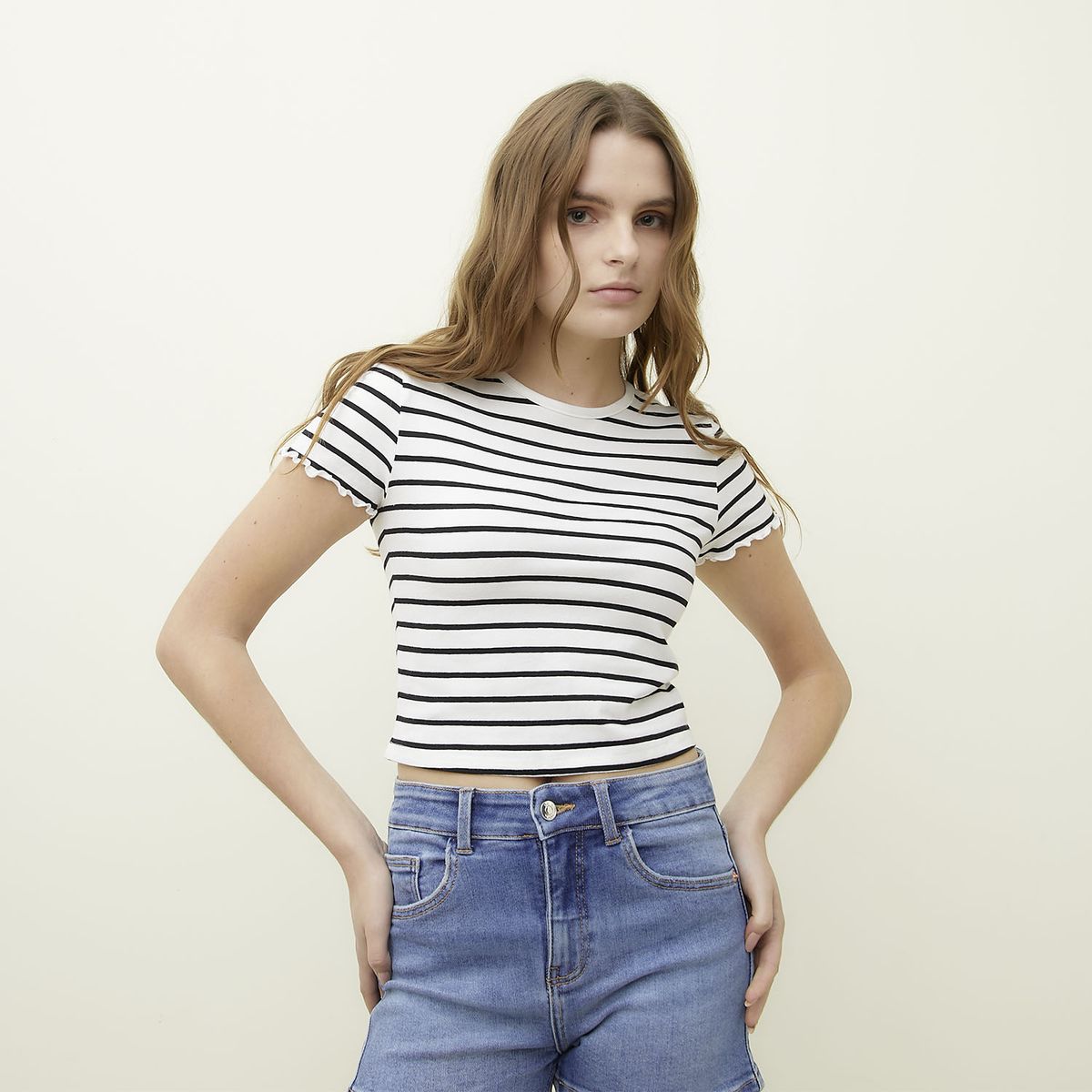 SYBILLA - Polera Algodón Mujer Sybilla