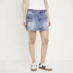 SYBILLA - Falda Cargo Mujer