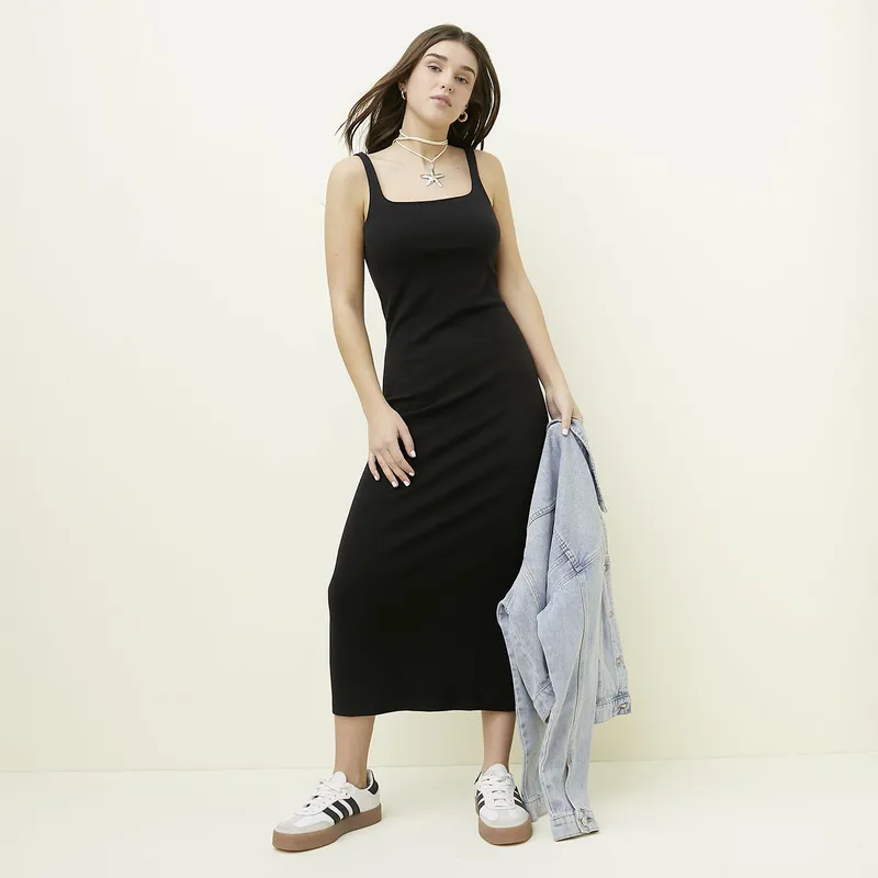 SYBILLA - Vestido Casual Maxi Algodón Orgánico Mujer Sybilla