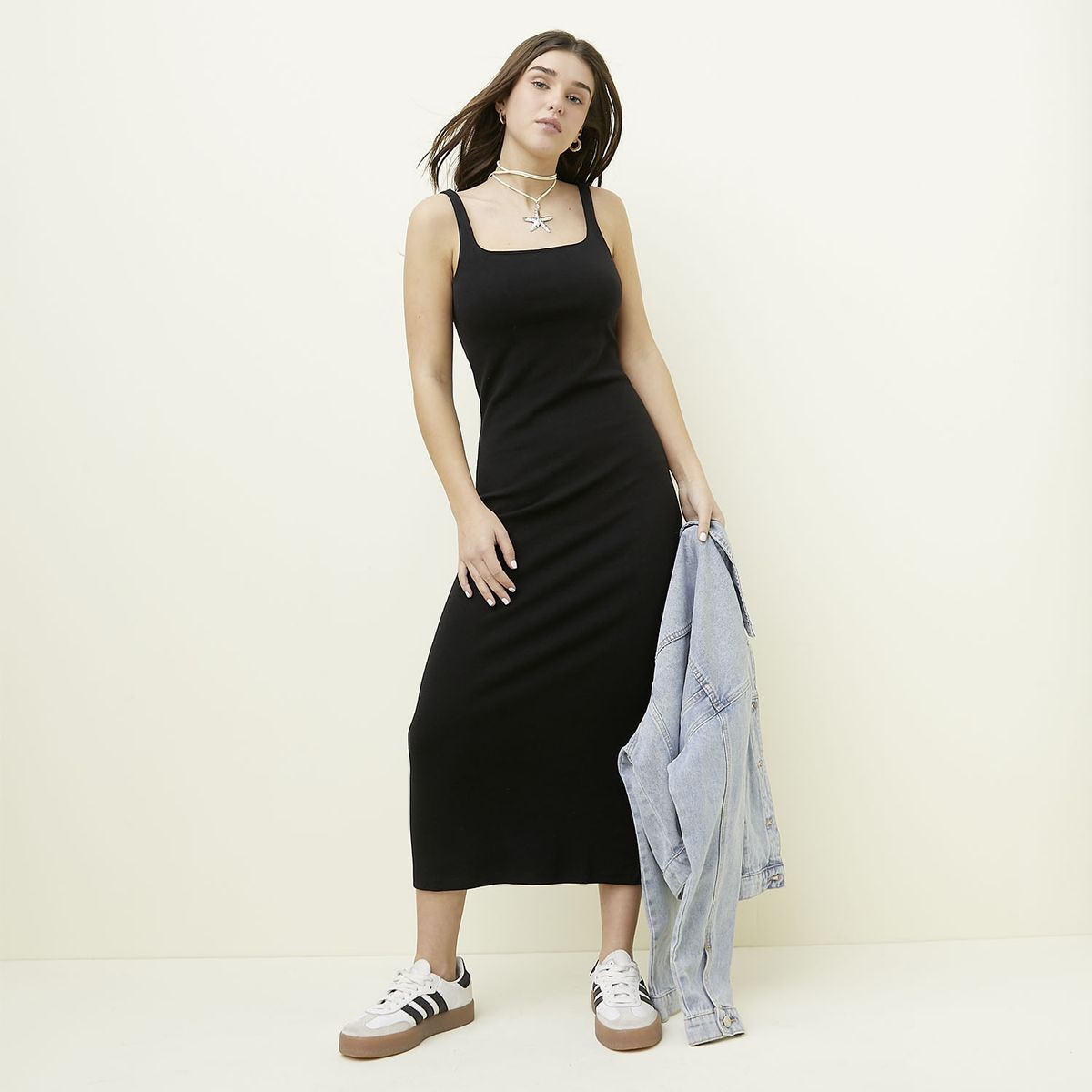 SYBILLA - Vestido Casual Maxi Algodón Orgánico Mujer Sybilla