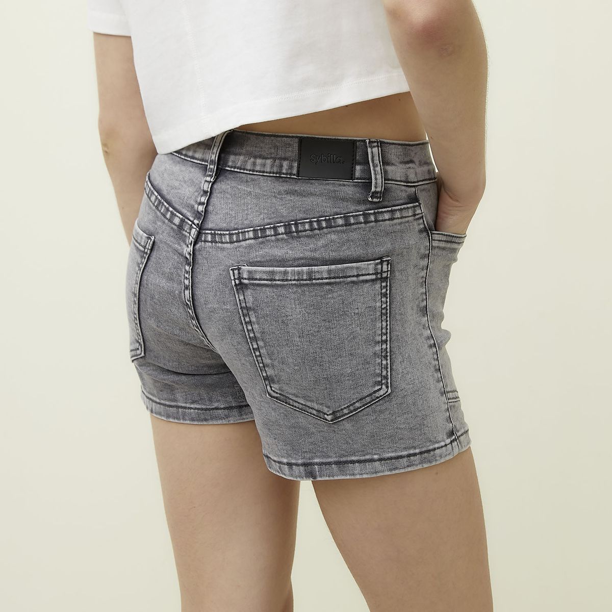 SYBILLA - Short Tiro Alto Mujer Sybilla