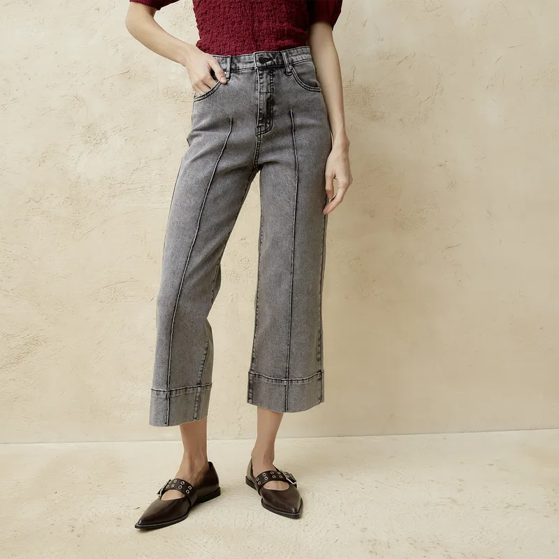 BASEMENT - Jeans Culotte Mujer Basement