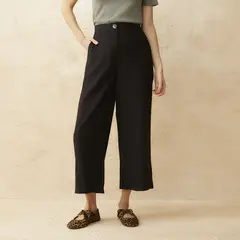 BASEMENT - Pantalón Culotte Tiro Bajo Mujer