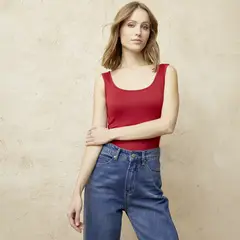 BASEMENT - Polera Sin Mangas Mujer