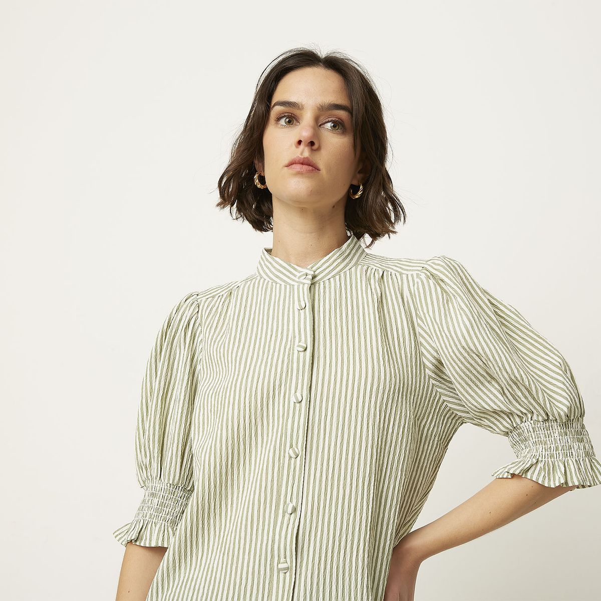 BASEMENT - Blusa Manga Corta Mujer Basement