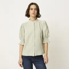 BASEMENT - Blusa Manga Corta Mujer